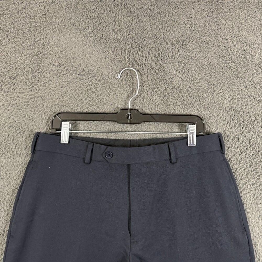 Brooks Brothers Pants Mens 34x30 Blue Madison Fit Dress Slacks Wool Formal - Picture 2 of 12